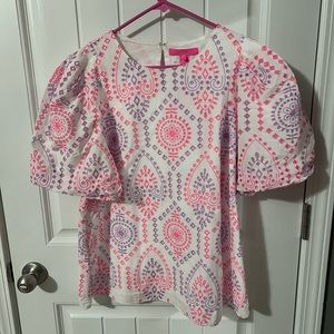 Lilly Pulitzer Pratt Cotton Top- Large